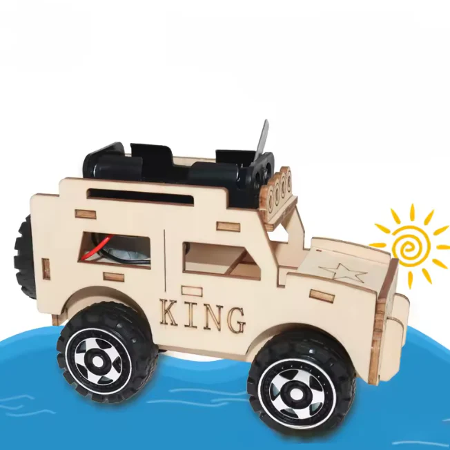 Wooden STEM 3D Vehicle Building Kit - Image 10