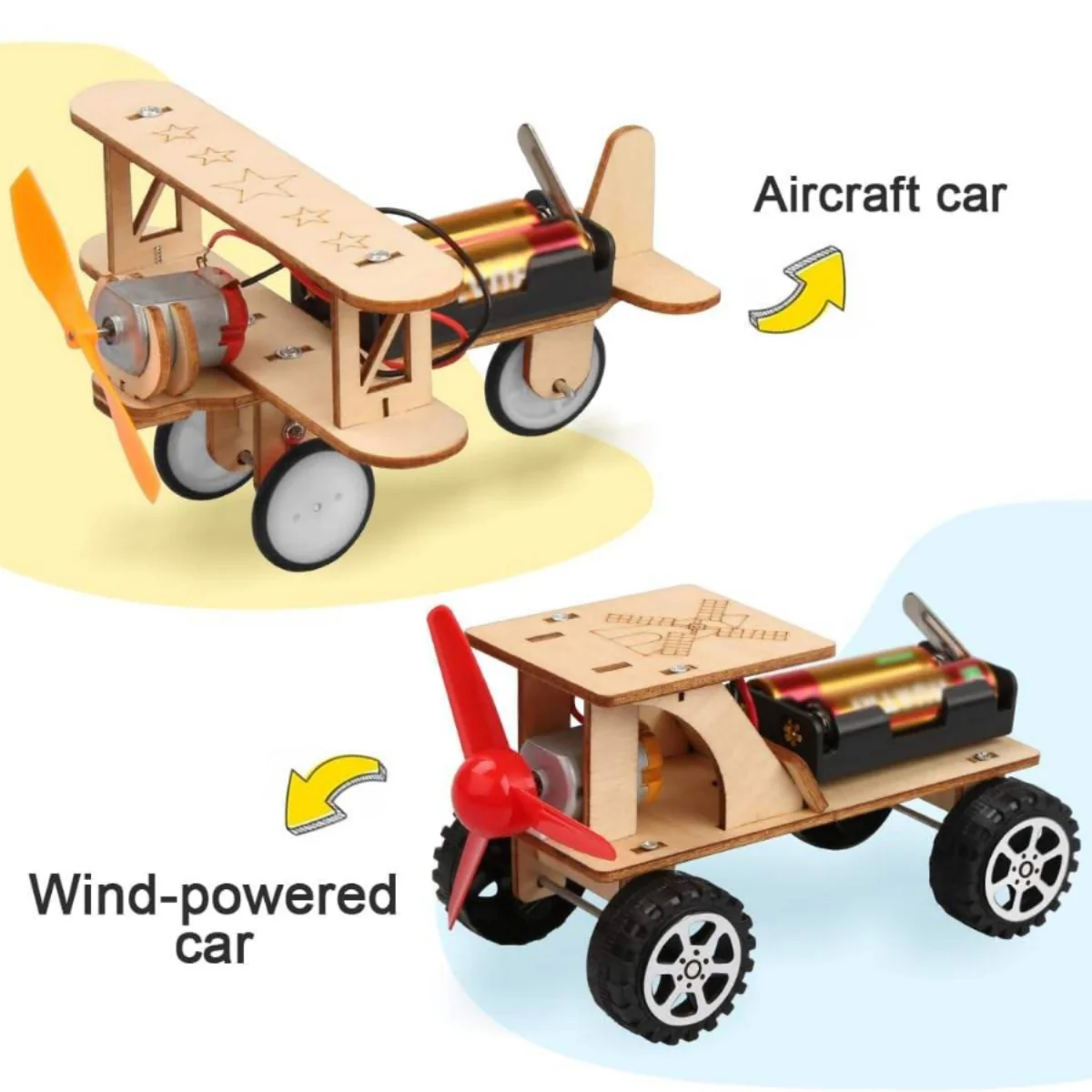 Wooden STEM 3D Vehicle Building Kit - Image 5