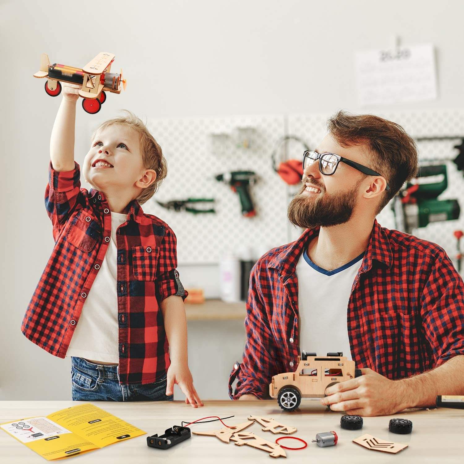 Wooden STEM 3D Vehicle Building Kit - Image 8
