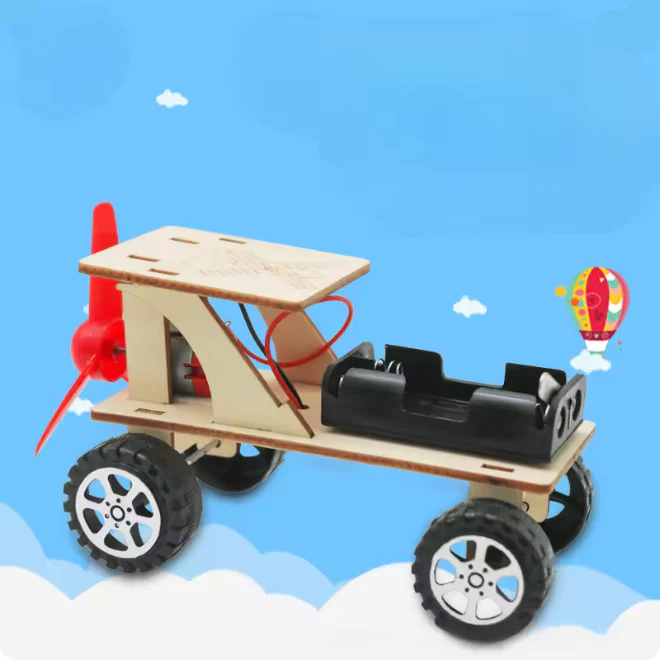 Wooden STEM 3D Vehicle Building Kit - Image 9