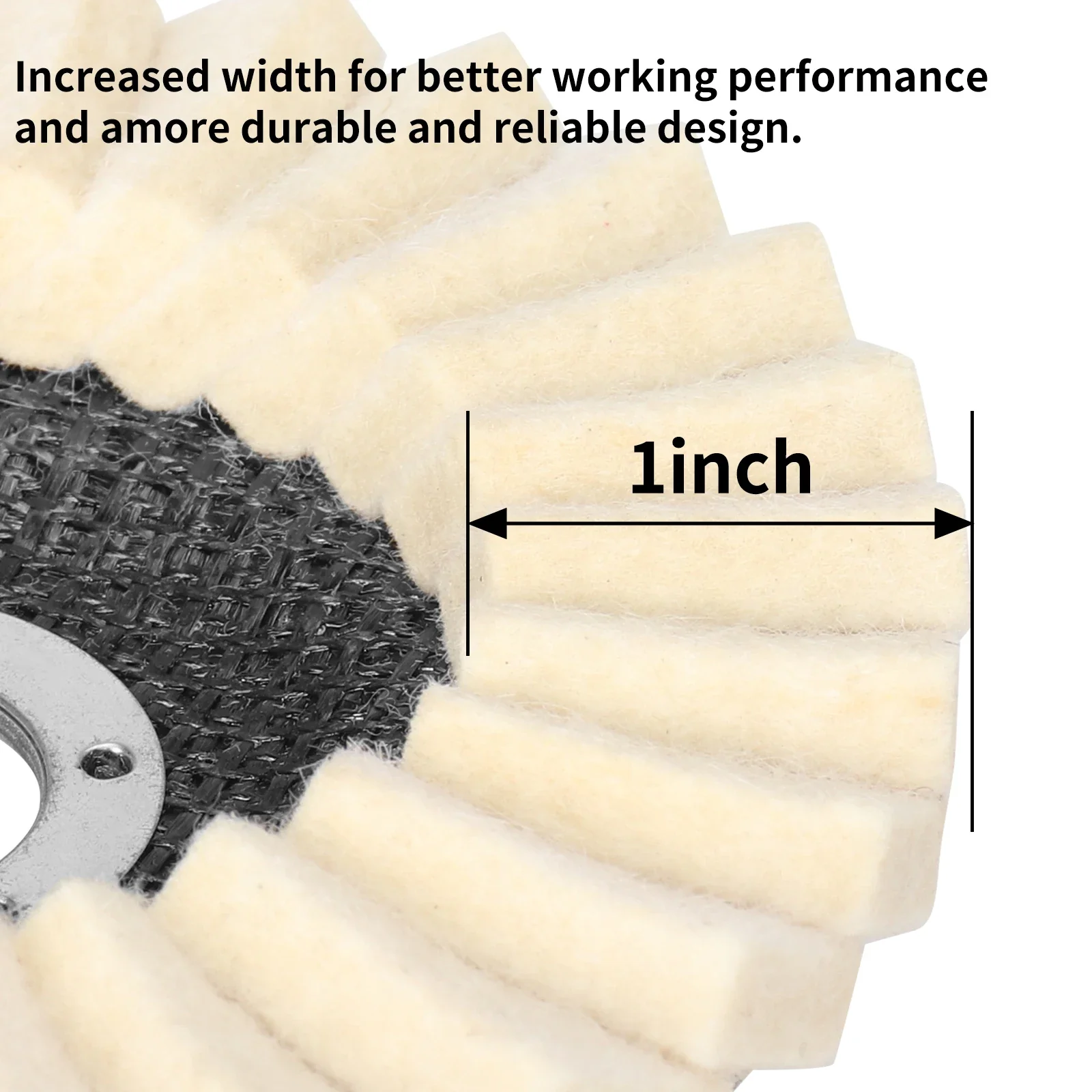 Wool Felt Polishing Disc for Angle Grinder - Image 7